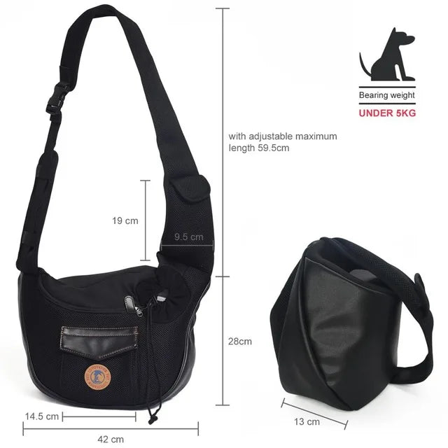 Pet Travel Sling Carriers bag, reversible Perfect for small pets
