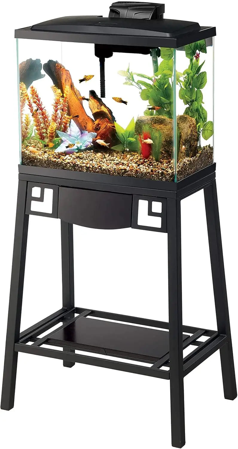 10 Gallon Fish Aquarium Stand with Steel Frame