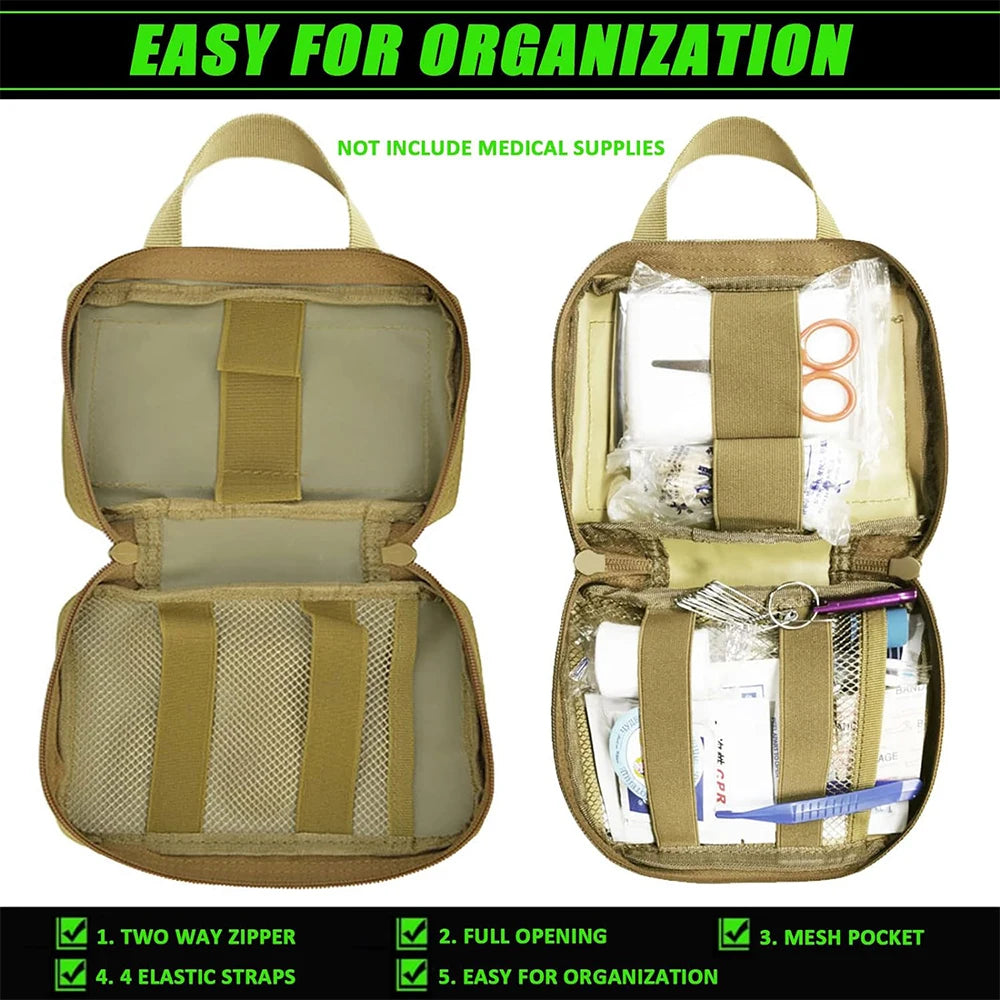 Gear up your large dog with this tactical bag set. These durable pouches attach securely to harnesses or belts, giving you space for treats, training tools, and essentials. Rugged, lightweight, and perfect for working dogs, t