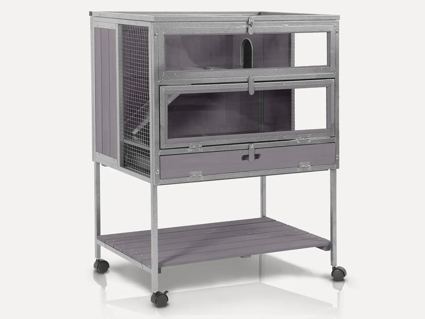 Large Rodent Cage with Anti‑Chewing Ramp