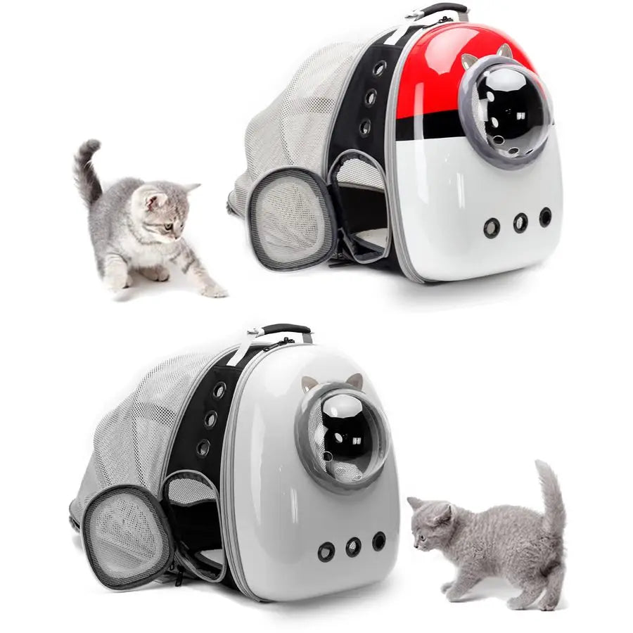Expandable Cat Carrier Backpack with Bubble Window