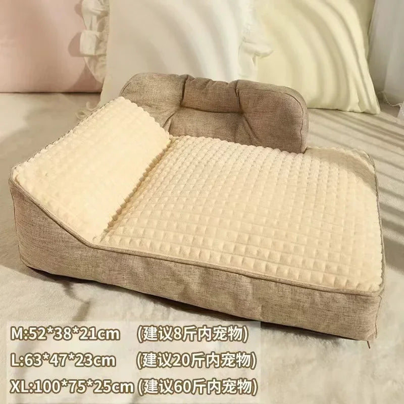 Give your big pup the comfort they crave with this plush autumn‑and‑winter dog sofa. Perfect for Golden Retrievers and other large breeds, it offers deep, restful sleep with soft cushioning and a cozy kennel‑style desig