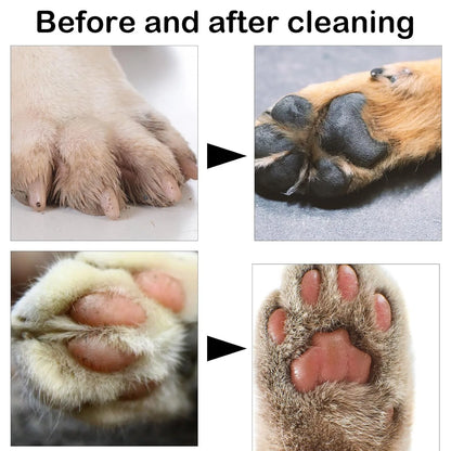 Pet Foot Washing Cup Portable Paw Cleaner with Soft Silicone Brush Easy Clean Tool