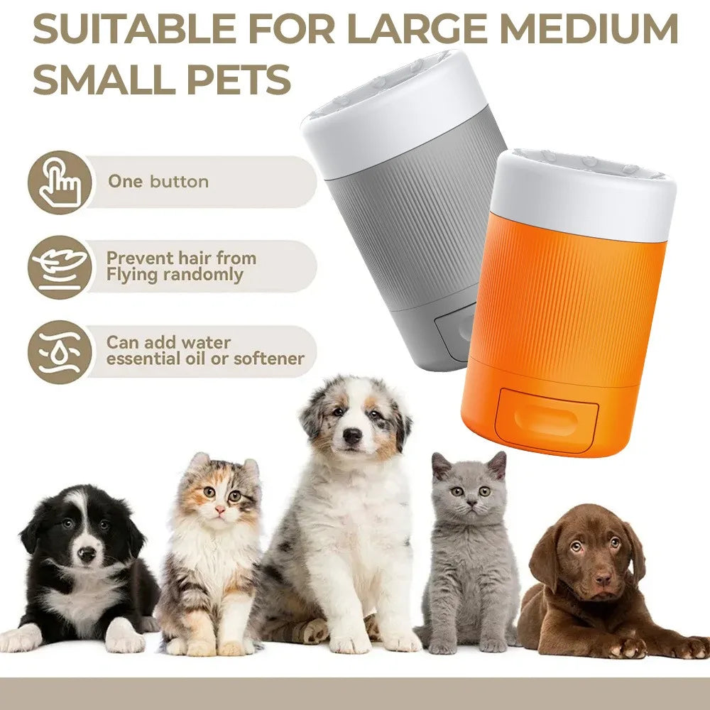 Pet Foot Washing Cup Portable Paw Cleaner with Soft Silicone Brush Easy Clean Tool