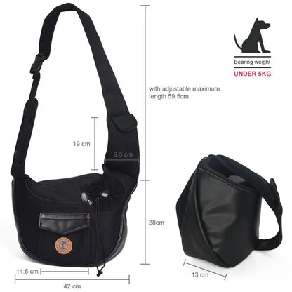 Pet Travel Sling Carriers bag, reversible Perfect for small pets