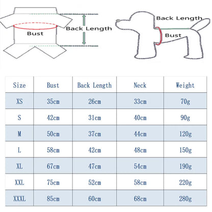 Reflective Winter Coat for Small, Medium & Large Dogs, Cold‑Weather Clothing