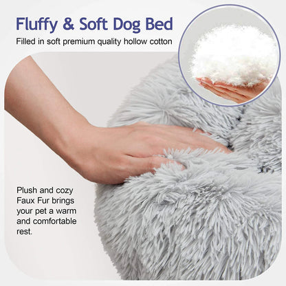 Calming Winter Bed for Dogs & Cats