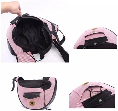 Pet Travel Sling Carriers bag, reversible Perfect for small pets