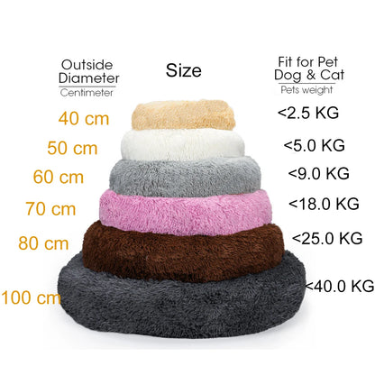 Calming Winter Bed for Dogs & Cats
