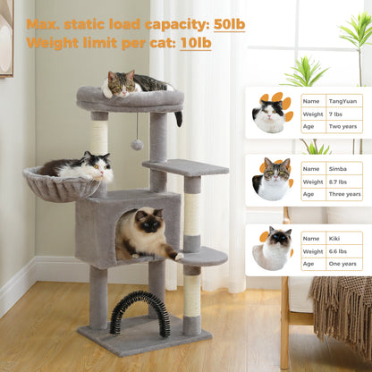 Plush Perch, Hammock, Condo & Sisal Scratching Posts for Indoor Cats