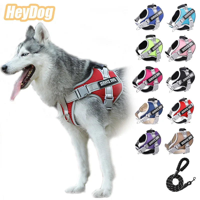 Large Dog Vest with Control Handle