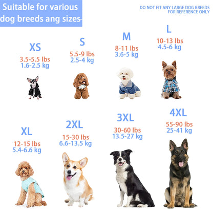 Sun Protection Dog Shirts made simple. Stretchy, breathable, and reflective for safer walks.