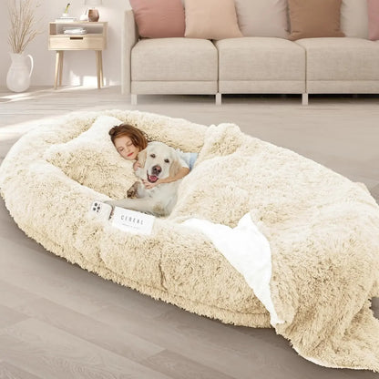 Human Dog Bed with Thick Memory Foam