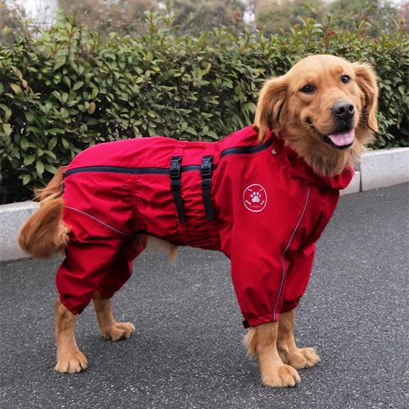 Autumn/Winter Reflective Dog Raincoat