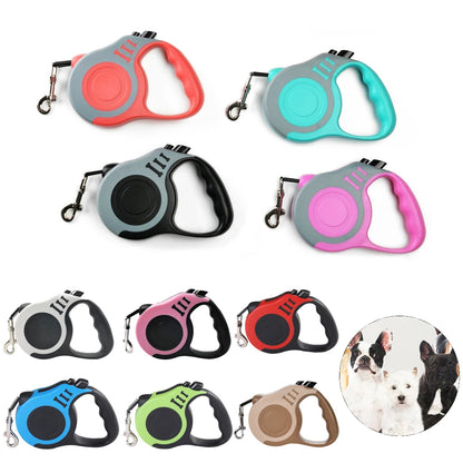 Strong Nylon Retractable Pet Leash – 3m/5m for Dogs & Cats, Adjustable Retractable Pet Leash.