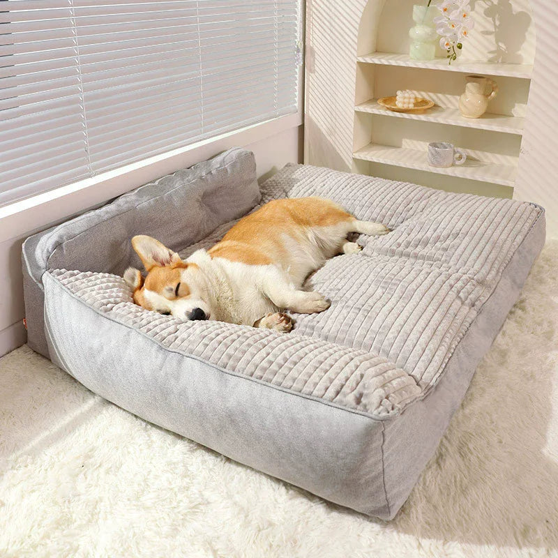 Give your big pup the comfort they crave with this plush autumn‑and‑winter dog sofa. Perfect for Golden Retrievers and other large breeds, it offers deep, restful sleep with soft cushioning and a cozy kennel‑style desig