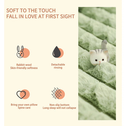 Thickened Fluffy Dog Mat with Removable Cover, Washable for All Pet Sizes