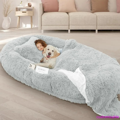 Human Dog Bed with Thick Memory Foam