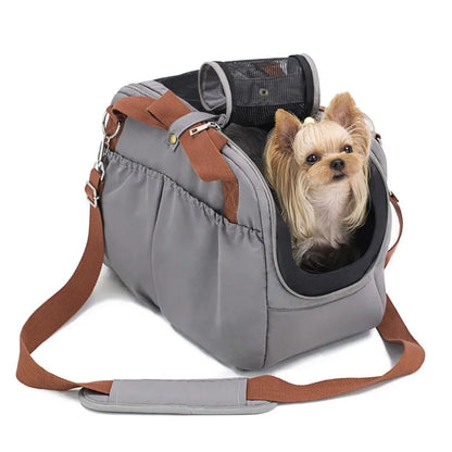 Perfect for small pets — lightweight, breathable travel bag.