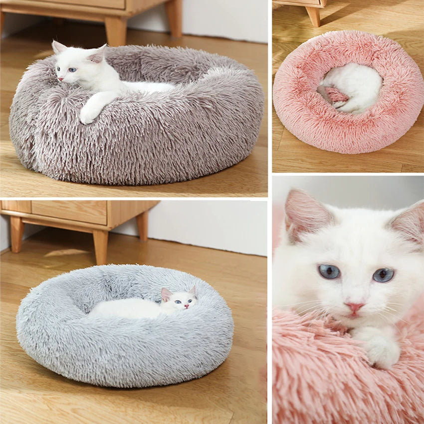 Calming Winter Bed for Dogs & Cats