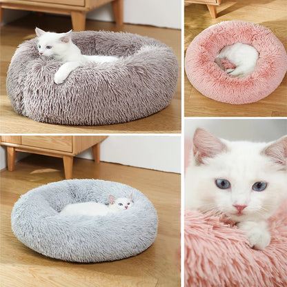 Calming Winter Bed for Dogs & Cats