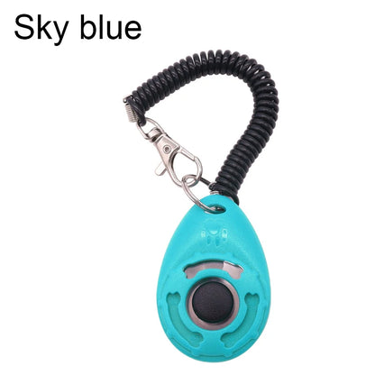 1PC Dog Training Clicker with Adjustable Wrist Strap.