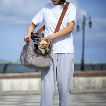 Perfect for small pets — lightweight, breathable travel bag.
