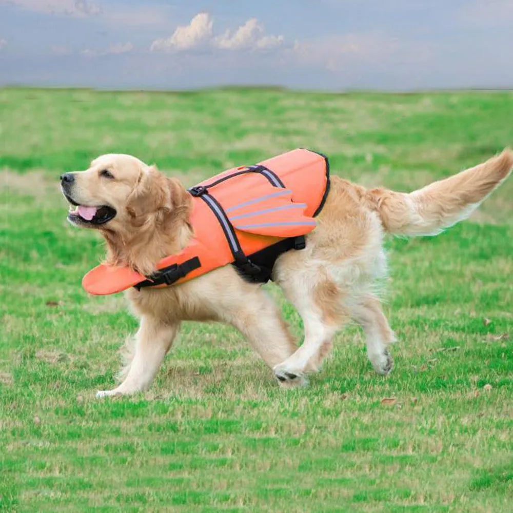 Dog Life Jacket with Wings Design, Swim Safety for Pool & Beach.