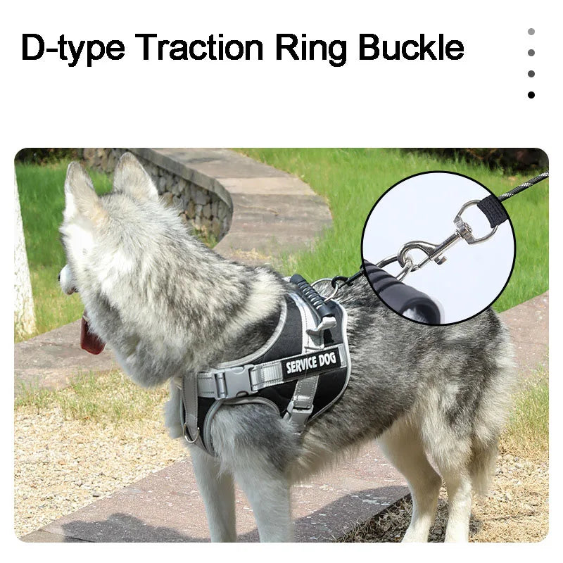 Large Dog Vest with Control Handle