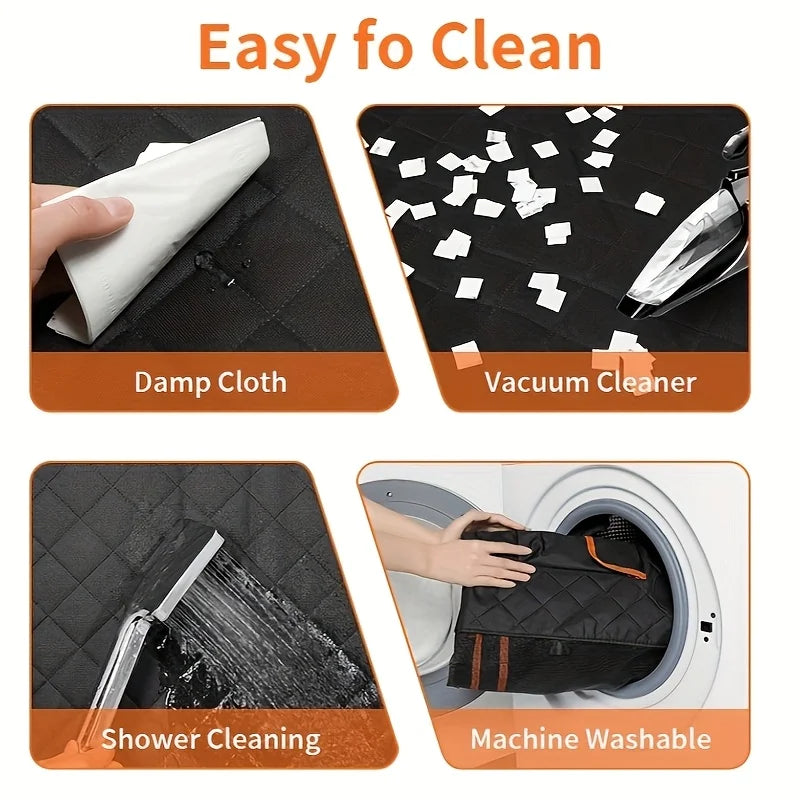 Heavy‑Duty, Scratch‑Resistant, Anti‑Slip Rear Car Seat Protector