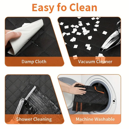 Heavy‑Duty, Scratch‑Resistant, Anti‑Slip Rear Car Seat Protector