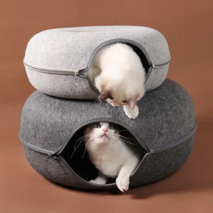 Interactive Cat Bed Tunnel for Play & Training