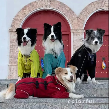 Autumn/Winter Reflective Dog Raincoat