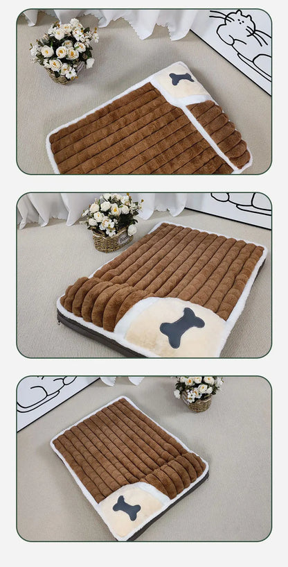 Winter Cervical‑Support Pet Mat for All Dog Sizes