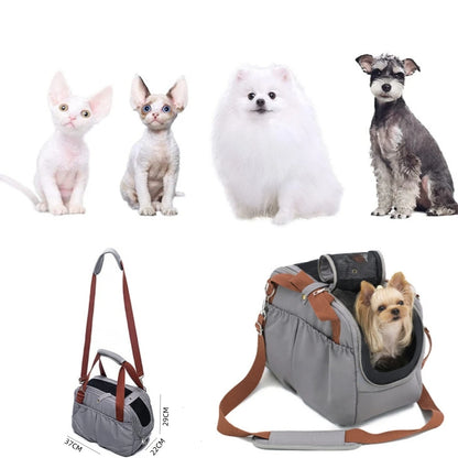 Perfect for small pets — lightweight, breathable travel bag.