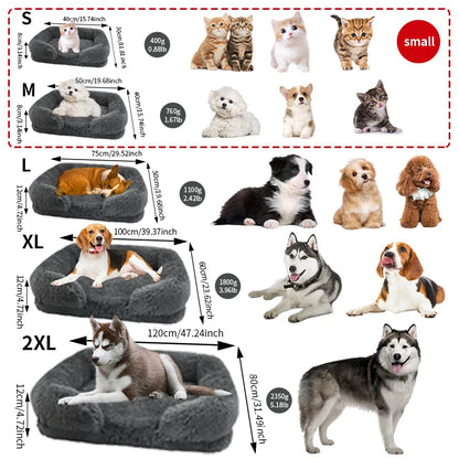 Give your large dog the deep, restorative rest they deserve with this thickened orthopedic bed. The egg‑crate sponge supports joints and pressure points, while the plush cover removes easily for quick washing. Durable, cozy