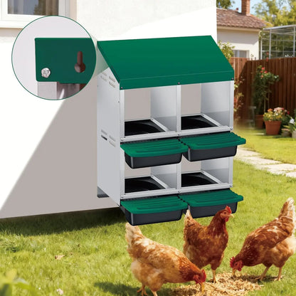 Automatic Egg‑Collecting Nesting Box