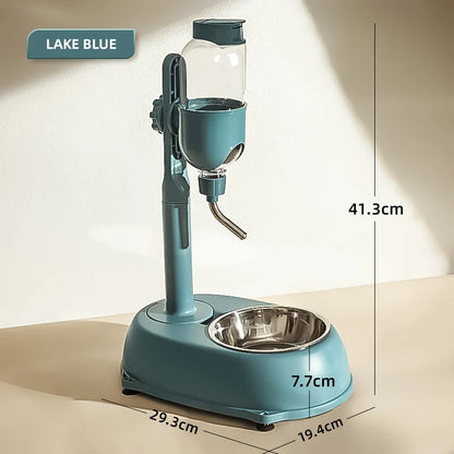 Automatic Pet Dispenser Anti-tip pet Bowl Drinking Water Bottle Feeder Hanging Kettle, Food Container Pets Supplies