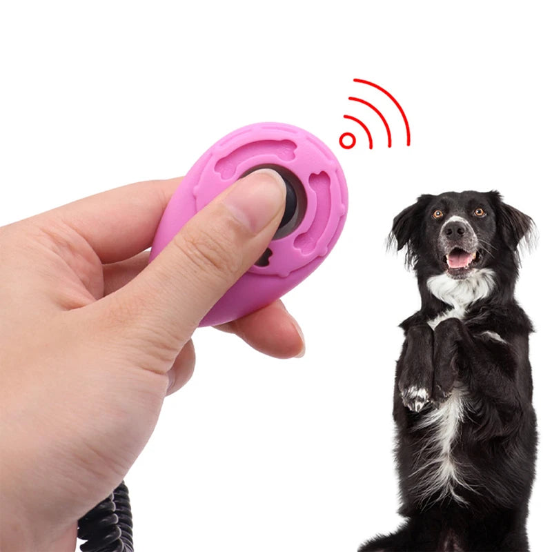 1PC Dog Training Clicker with Adjustable Wrist Strap.