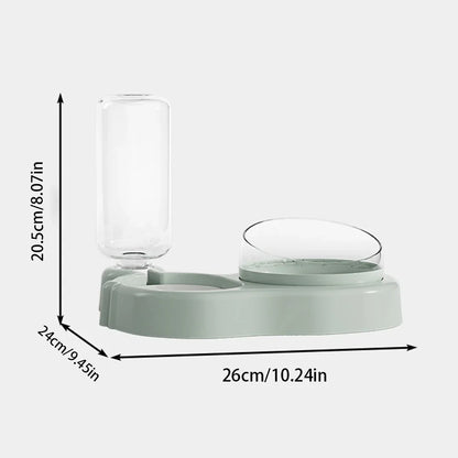 Automatic Anti‑Spill All‑in‑One Feeding Station for Cats and Small Dogs