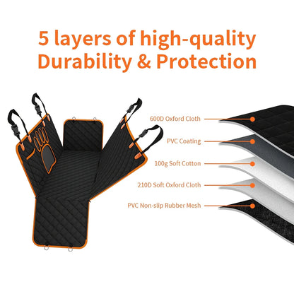 Heavy‑Duty, Scratch‑Resistant, Anti‑Slip Rear Car Seat Protector