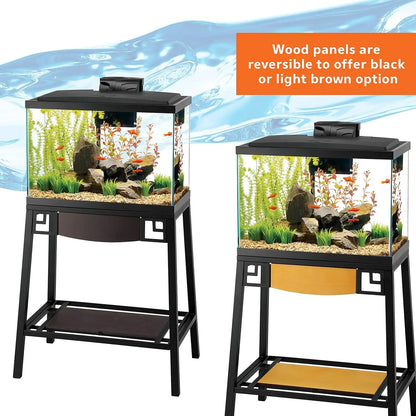 10 Gallon Fish Aquarium Stand with Steel Frame