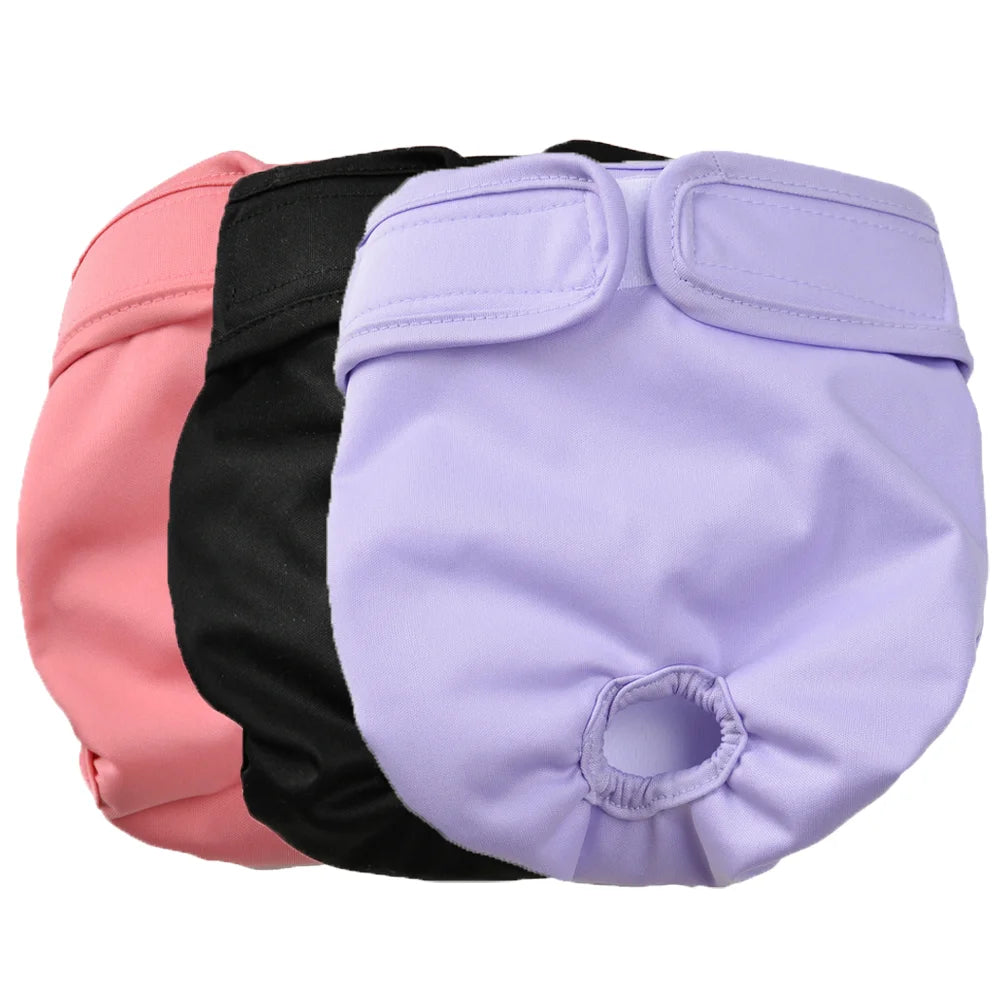 3Pcs Breathable Soft, Elastic, Washable Pet Period Panties
