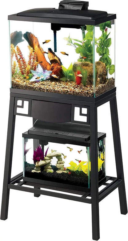 10 Gallon Fish Aquarium Stand with Steel Frame