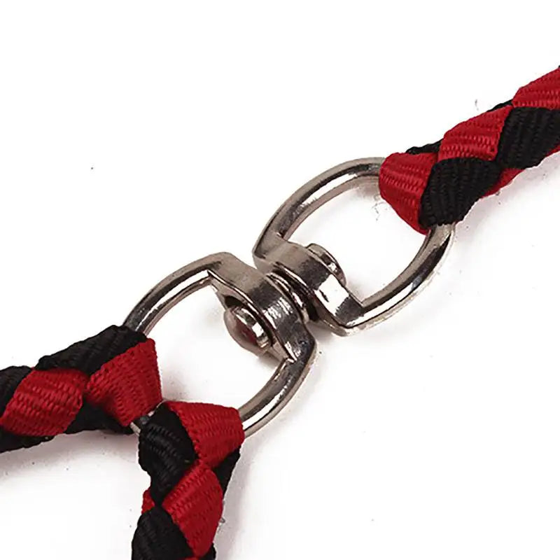 1.4m Pet Double Leash 2 Way Dual Dog Leash Splitter with Elastic Extension.