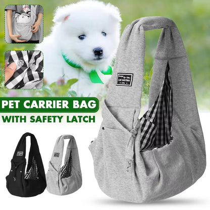 Pet Crossbody Shoulder Bag Carrier Bag Outdoor Travel Portable Cat Puppy Sling Carrier Bag Cat Backpacks Dog Carrying Supplies