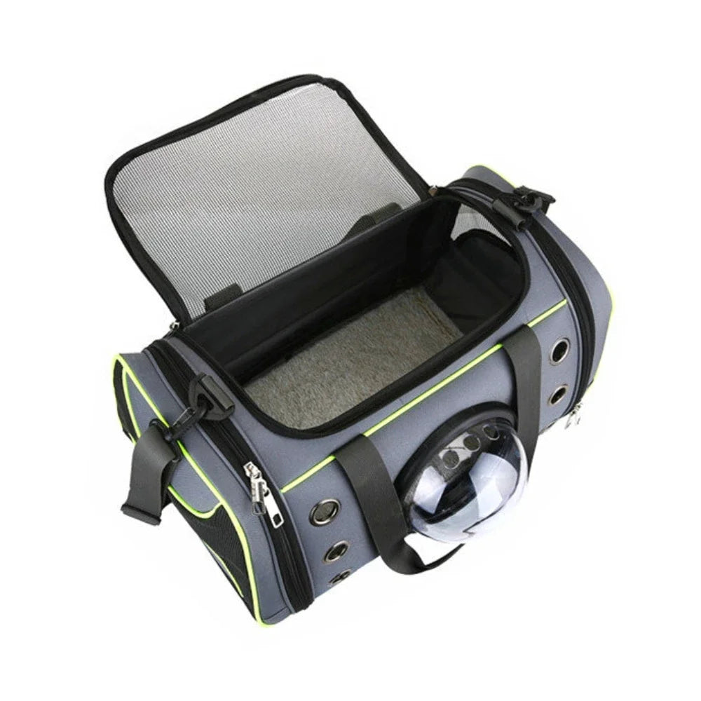 Portable Pet Carrying Case – Breathable Cat Handbag & Shoulder Dog Carrier, Space Backpack for Puppies