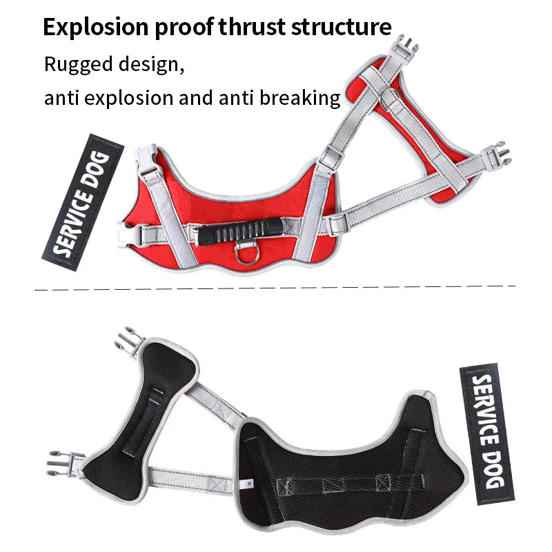 Large Dog Vest with Control Handle