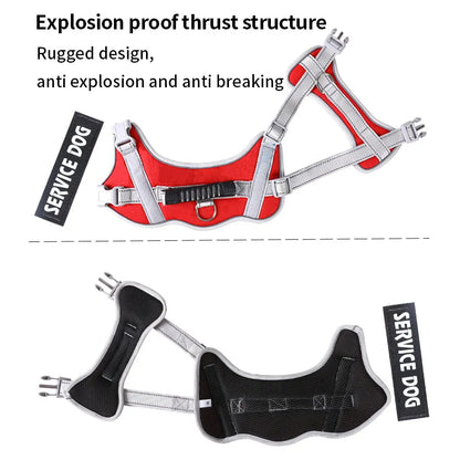 Large Dog Vest with Control Handle