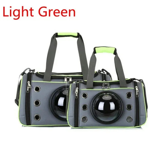 Portable Pet Carrying Case – Breathable Cat Handbag & Shoulder Dog Carrier, Space Backpack for Puppies